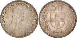 World Coins - Switzerland, 5 Francs, 1923, Bern, Silver, , KM:37