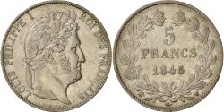 World Coins - Coin, France, Louis-Philippe, 5 Francs, 1845, Lille, , Silver