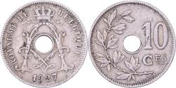 World Coins - Belgium, Albert I, 10 Centimes, 1927, Brussels, Copper-nickel,