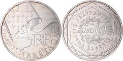 World Coins - France, 10 Euro, 2010, Paris, Bretagne, , Silver, KM:1648
