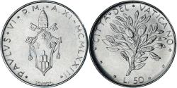 World Coins - Coin, VATICAN CITY, Paul VI, 50 Lire, 1973, , Stainless Steel, KM:121