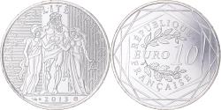 World Coins - France, 10 Euro, 2013, Monnaie de Paris, Hercule, , Silver