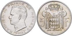 World Coins - Monaco, Rainier III, 5 Francs, 1966, Paris, Silver, , KM:141