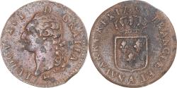 World Coins - Coin, France, Louis XVI, Sol, 1791, Paris, , Bronze, Gadoury:350