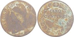 World Coins - Coin, France, Dupré, 5 Centimes, AN 8, Lille, , Copper, Gadoury:126a