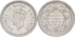 World Coins - India, George VI, 1/4 Rupee, 1945, Silver, , KM:547