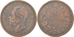 World Coins - Coin, Italy, Vittorio Emanuele II, 10 Centesimi, 1866, Torino,