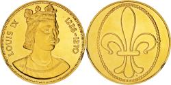 World Coins - France, Medal, Louis IX, History, , Vermeil