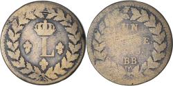 World Coins - France, Louis XVIII, Decime, 1815, Strasbourg, , Bronze, Gadoury:196d