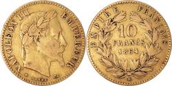 World Coins - Coin, France, Napoleon III, 10 Francs, 1864, Strasbourg, , Gold