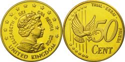 World Coins - United Kingdom , Medal, Essai 50 cents, 2002, , Brass