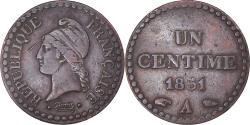 World Coins - Coin, France, Dupré, Centime, 1851, Paris, , Bronze, KM:754