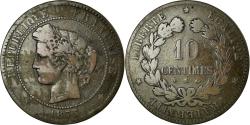 World Coins - Coin, France, Cérès, 10 Centimes, 1875, Bordeaux, , Bronze