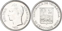 World Coins - Coin, Venezuela, 50 Centimos, 1990, , Nickel Clad Steel, KM:41a