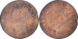 World Coins - Coin, France, Louis XIII, Double Tournois, , Copper, CGKL:516