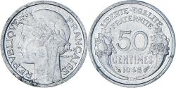 World Coins - Coin, France, Morlon, 50 Centimes, 1945, Beaumont - Le Roger,