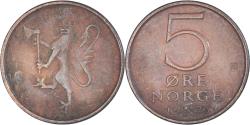 World Coins - Coin, Norway, 5 Öre, 1973