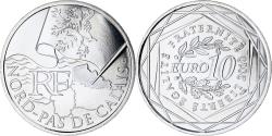 World Coins - France, 10 Euro, Nord-Pas de Calais, 2010, Paris, , Silver, KM:1664