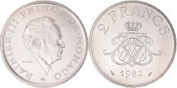 World Coins - Coin, Monaco, Rainier III, 2 Francs, 1982, , Nickel, KM:157, Gadoury:MC