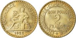 World Coins - Coin, France, Chambre de commerce, 2 Francs, 1922, Paris,
