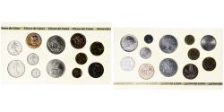 World Coins - Coin, France, Coffret 1 c. à 100 frs., 1985, Monnaie de Paris, sans boitier