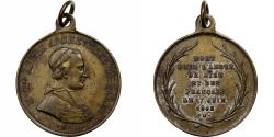 World Coins - France, Medal, Death of Monseigneur Affre, Archbichop of Paris, 1848, Brass