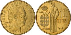 World Coins - Coin, Monaco, Rainier III, 10 Centimes, 1975, , Aluminum-Bronze, KM:142