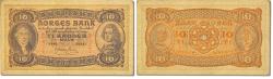 World Coins - Banknote, Norway, 10 Kroner, 1943, UNC(65-70)