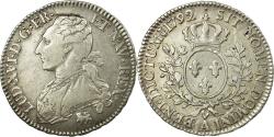 World Coins - Coin, France, Louis XVI, 1/2 Écu, 1/2 ECU, 44 Sols, 1792, Paris,