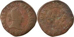 World Coins - Coin, France, Henri III, Double Tournois, Rouen, , Copper, CGKL:112