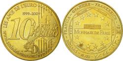 World Coins - France, Token, Touristic token, Paris - 10 ans de l'Euro, 2009, MDP,