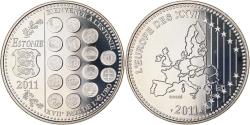 World Coins - France, Medal, L'Europe des XXVII, Bienvenue à l'Estonie, Politics, Society