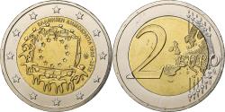 World Coins - Greece, 2 Euro, 30 ans   Drapeau européen, 2015, Bi-Metallic, , KM:272