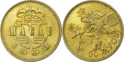 World Coins - Macau, 50 Avos, 1993, British Royal Mint, Brass, , KM:72