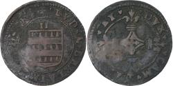 World Coins - France, Archevêché de Cambrai, Louis de Berlaymont, Double Denier, 1570-1596