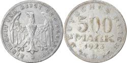 World Coins - Coin, GERMANY, WEIMAR REPUBLIC, 500 Mark, 1923, Munich, , Aluminum