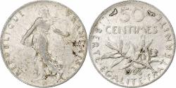 World Coins - Coin, France, Semeuse, 50 Centimes, 1906, Paris, , Silver, KM:854