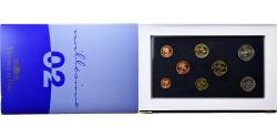 World Coins - France, Coffret 1c. à 2€, Proof, 2002, MDP,