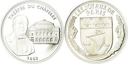 World Coins - France, Medal, Les Joyaux de Paris, Théâtre du Châtelet, , Silver
