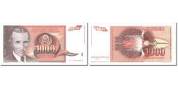 World Coins - Banknote, Yugoslavia, 1000 Dinara, 1990, 1990-11-26, KM:107, UNC(65-70)