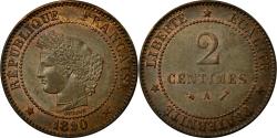 World Coins - Coin, France, Cérès, 2 Centimes, 1890, Paris, , Bronze, KM:827.1