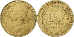 World Coins - France, 10 Centimes, Marianne, 1980, Pessac, Aluminum-Bronze,