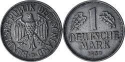 World Coins - GERMANY - FEDERAL REPUBLIC, Mark, 1950, Munich, Copper-nickel, , KM:110