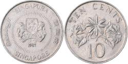 World Coins - Singapore, 10 Cents, 1987, British Royal Mint, Copper-nickel, , KM:51
