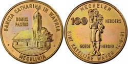 World Coins - Belgium, Token, 100 Herders - Mechelen, 1981, Bronze,
