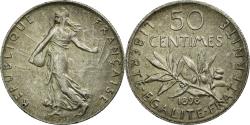 World Coins - Coin, France, Semeuse, 50 Centimes, 1898, , Silver, KM:854, Gadoury:420