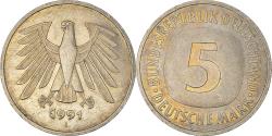 World Coins - Coin, GERMANY - FEDERAL REPUBLIC, 5 Mark, 1991, Hamburg,