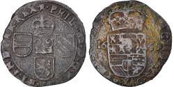 World Coins - Coin, Spanish Netherlands, TOURNAI, Philippe IV, Liard, 12 Mites, 1665, Tournai