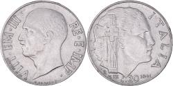 World Coins - Coin, Italy, 20 Centesimi, 1941, Rome, , Acmonital (ferritique), KM:75b