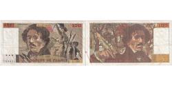 World Coins - France, 100 Francs, Delacroix, 1990, D.136, EF(40-45), Fayette:69bis.1a, KM:154d